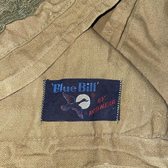 Vintage Blue Bill‎ Redhead Hunting Shooting Vest Game Pocket Large USA Made - Picture 3 of 5